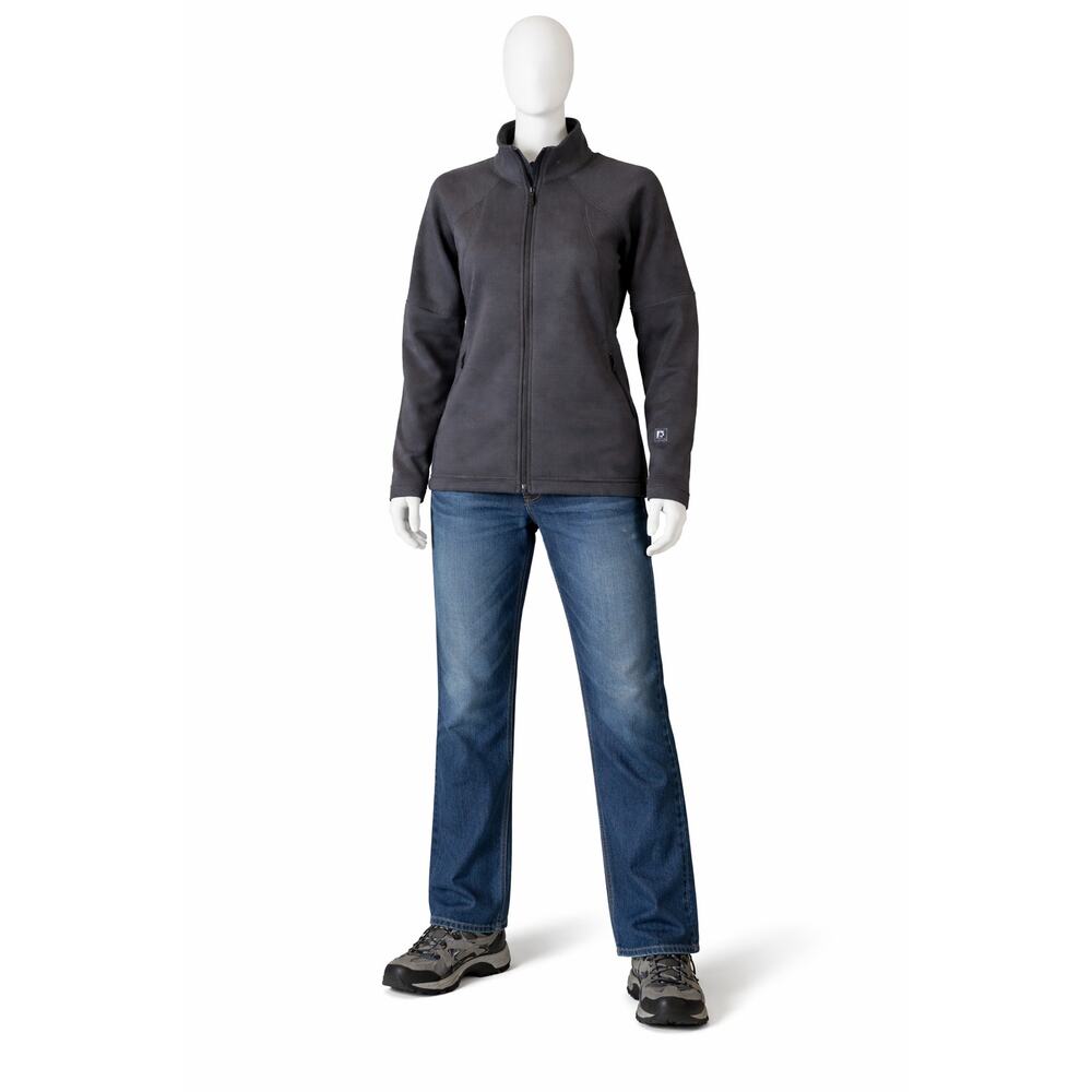 Patagonia R Series Polartec Fleece Jacket Womens S Gray Full Zip USA gorpcore